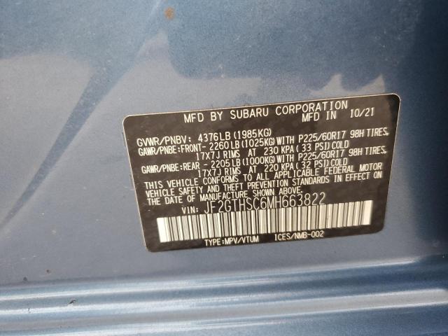 Photo 14 from auction – 2021 SUBARU CROSSTREK with VIN JF2GTHSC6MH663822