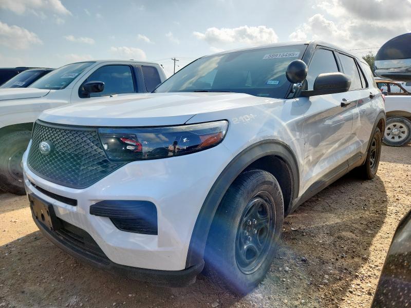 FORD EXPLORER P 2021 with VIN 1FM5K8AB2MGB18333 - Photo from auction