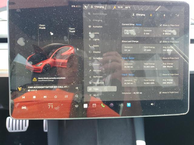 Photo 9 from auction – 2022 TESLA MODEL 3 with VIN 5YJ3E1EC8NF247945