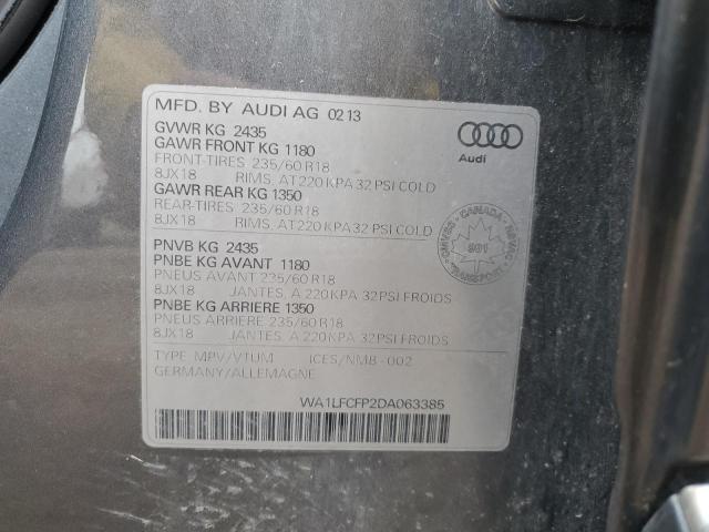 Photo 14 from auction – 2013 AUDI Q5 PREMIUM with VIN WA1LFCFP2DA063385