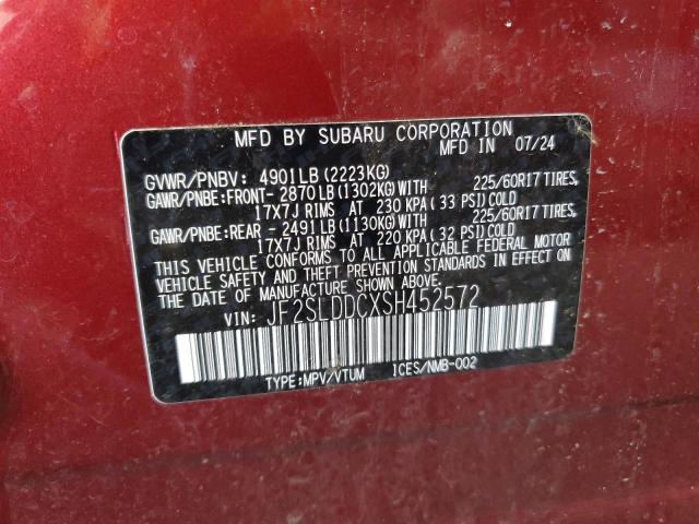 Photo 14 from auction – 2025 SUBARU FORESTER P with VIN JF2SLDDCXSH452572