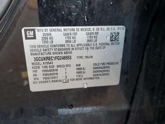 Photo 10 from auction – 2015 CHEVROLET SILVERADO with VIN 3GCUKREC1FG248653