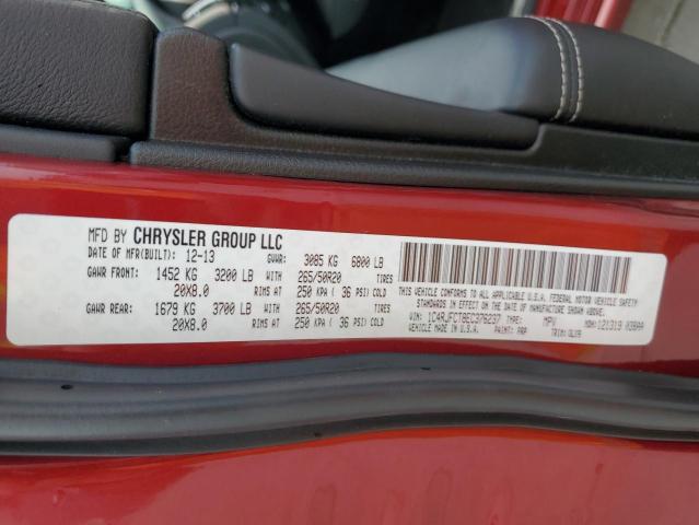 Photo 14 from auction – 2014 JEEP GRAND CHER with VIN 1C4RJFCT8EC376237