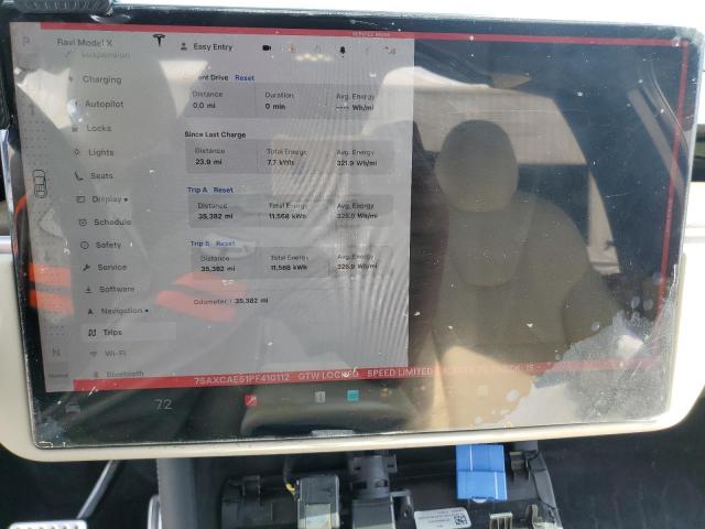 Photo 9 from auction – 2023 TESLA MODEL X with VIN 7SAXCAE51PF410112
