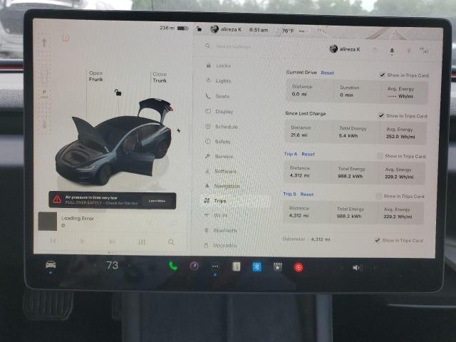 Photo 9 from auction – 2025 TESLA MODEL 3 with VIN 5YJ3E1EAXSF878982
