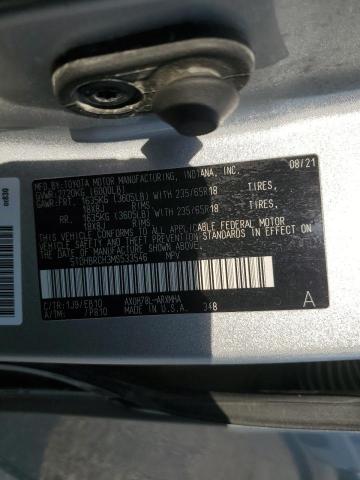 Foto 14 de la subasta – 2021 TOYOTA HIGHLANDER con VIN 5TDHBRCH3MS533546