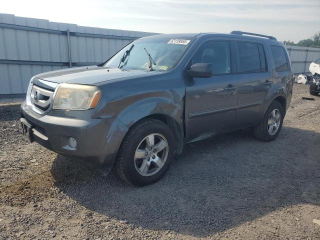 HONDA PILOT EXLN 2011 with VIN 5FNYF4H74BB070650 - Photo from auction