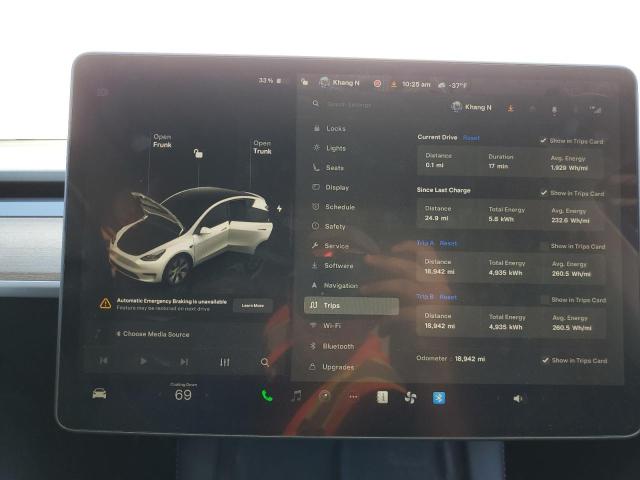 Photo 9 from auction – 2024 TESLA MODEL Y with VIN 7SAYGDEEXRA288960