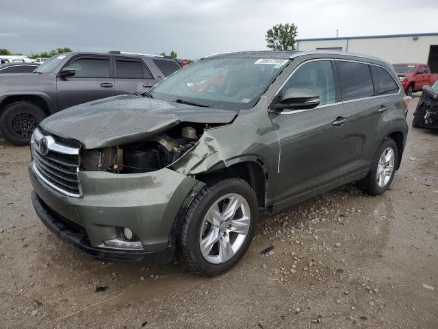 TOYOTA HIGHLANDER 2015 with VIN 5TDDKRFH9FS160977 - Photo from auction