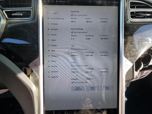 Photo 9 from auction – 2017 TESLA MODEL S with VIN 5YJSA1E17HF206247