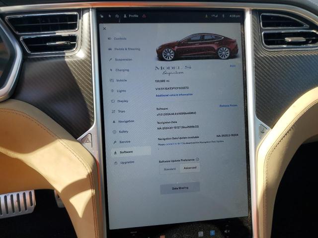 Photo 9 from auction – 2012 TESLA MODEL S with VIN 5YJSA1DP1CFS00572