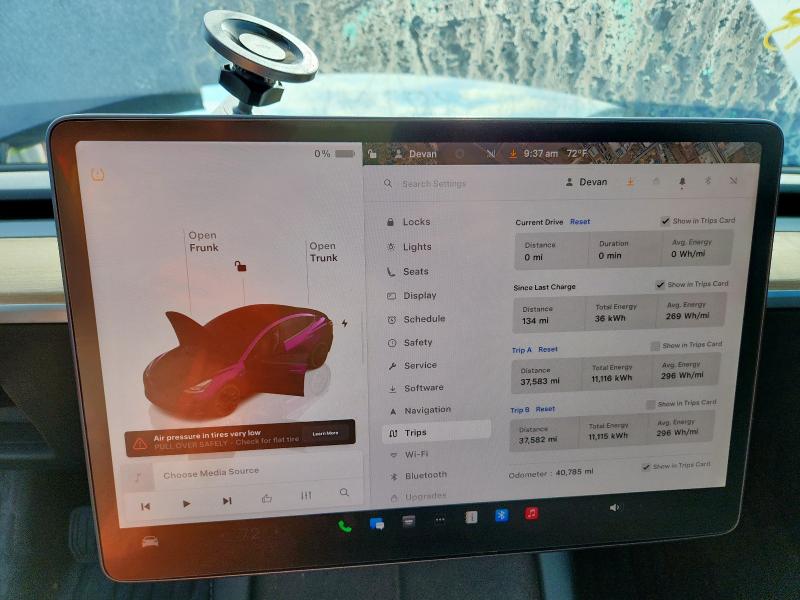 Photo 9 from auction – 2022 TESLA MODEL 3 with VIN 5YJ3E1EB5NF227272
