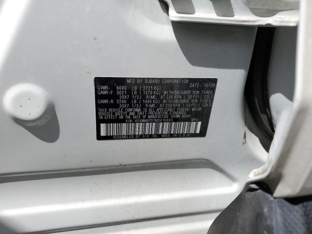Photo 14 from auction – 2021 SUBARU ASCENT LIM with VIN 4S4WMAPD7M3416883