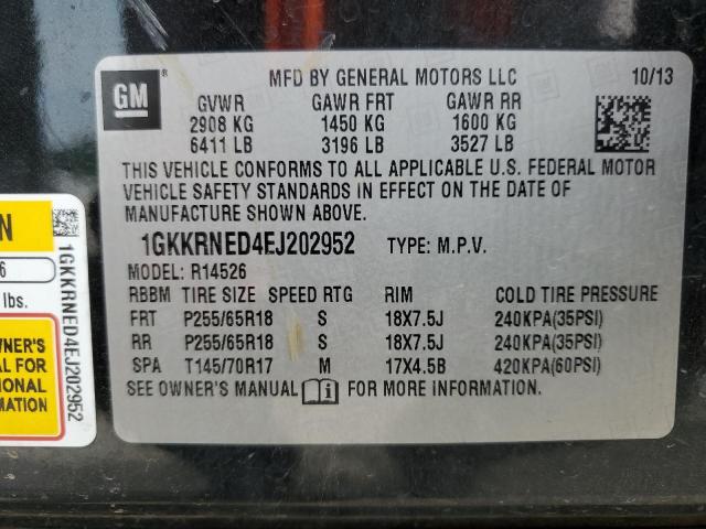 Photo 14 from auction – 2014 GMC ACADIA SLE with VIN 1GKKRNED4EJ202952