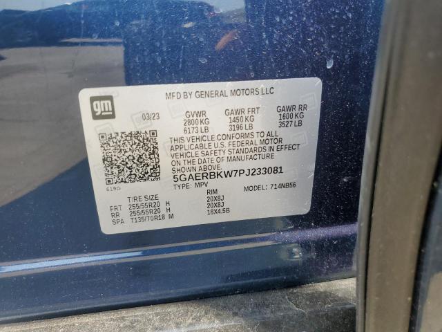 Photo 14 from auction – 2023 BUICK ENCLAVE ES with VIN 5GAERBKW7PJ233081