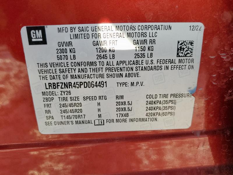 Photo 14 from auction – 2023 BUICK ENVISION E with VIN LRBFZNR45PD064491