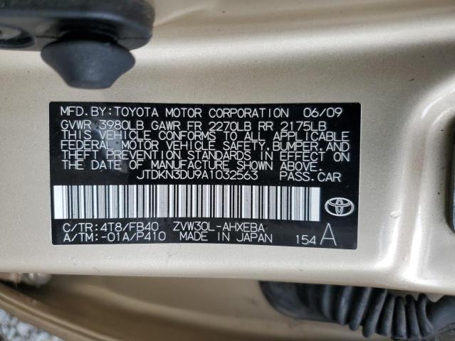 Photo 14 from auction – 2010 TOYOTA PRIUS with VIN JTDKN3DU9A1032563