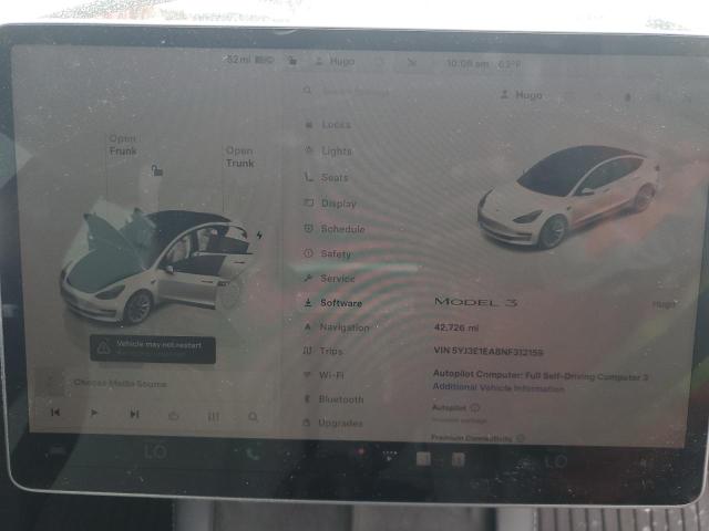Photo 9 from auction – 2022 TESLA MODEL 3 with VIN 5YJ3E1EA8NF312159