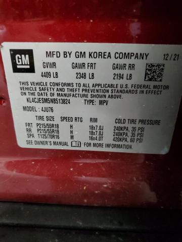 Photo 14 from auction – 2022 BUICK ENCORE PRE with VIN KL4CJESM5NB513824