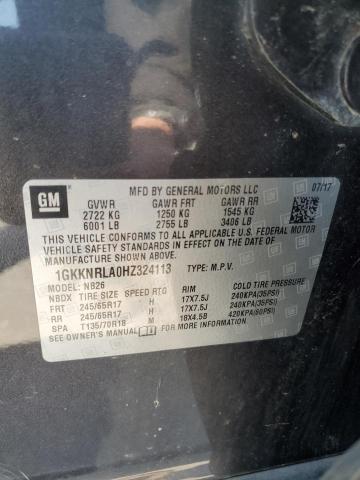 Photo 14 from auction – 2017 GMC ACADIA SLE with VIN 1GKKNRLA0HZ324113