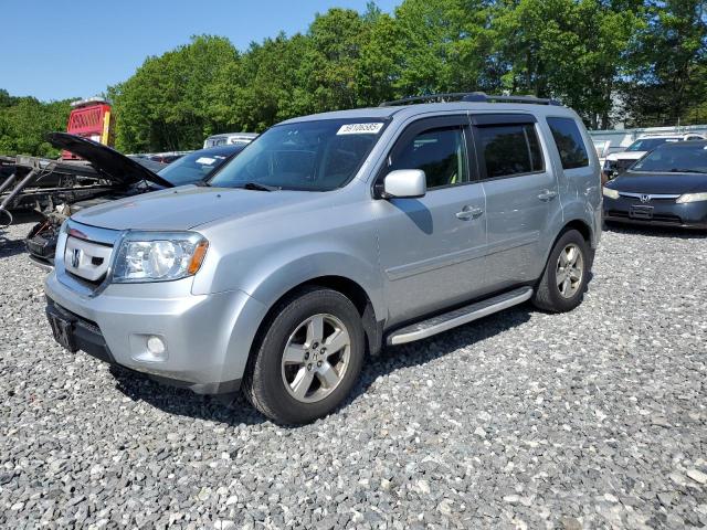HONDA PILOT EXLN 2011 with VIN 5FNYF4H76BB059634 - Photo from auction