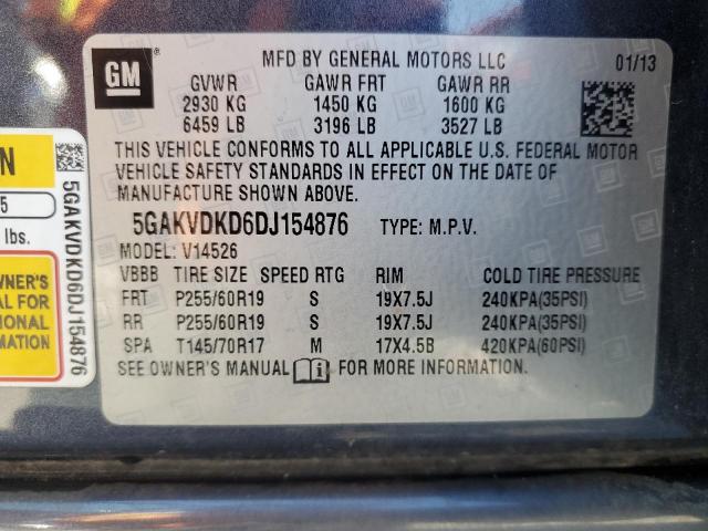 Photo 14 from auction – 2013 BUICK ENCLAVE with VIN 5GAKVDKD6DJ154876