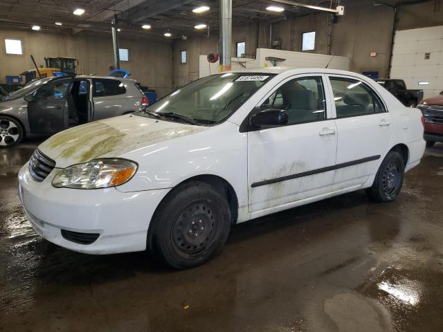 TOYOTA COROLLA CE 2003 with VIN 1NXBR32E63Z026121 - Photo from auction