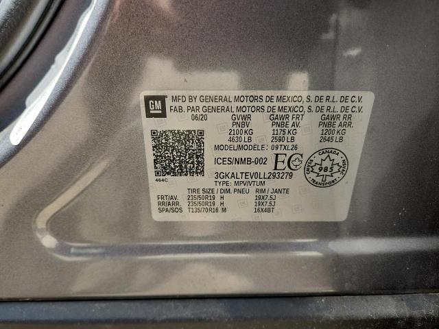 Photo 14 from auction – 2020 GMC TERRAIN SL with VIN 3GKALTEV0LL293279