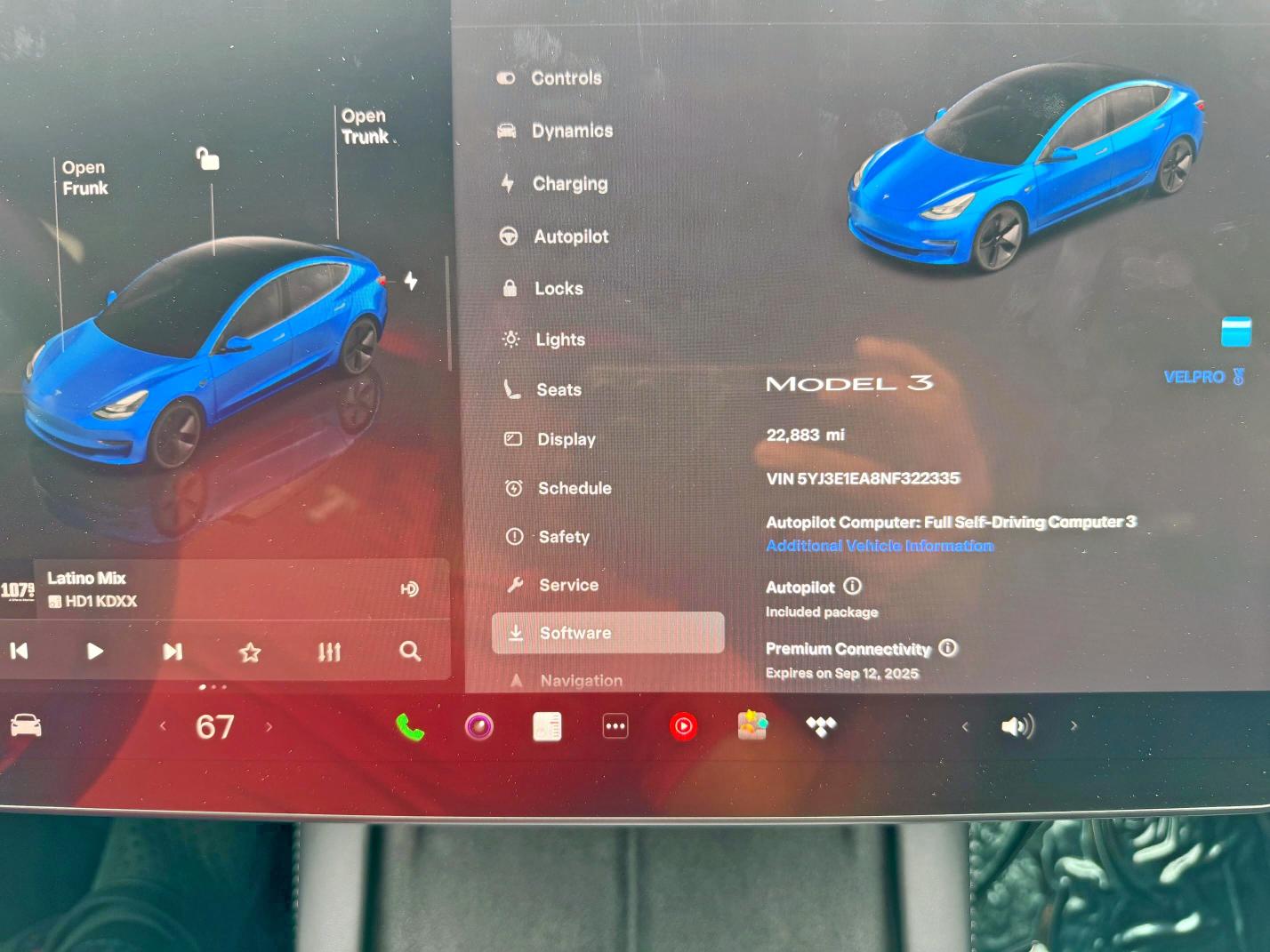 Photo 8 from auction – 2022 TESLA MODEL 3 with VIN 5YJ3E1EA8NF322335