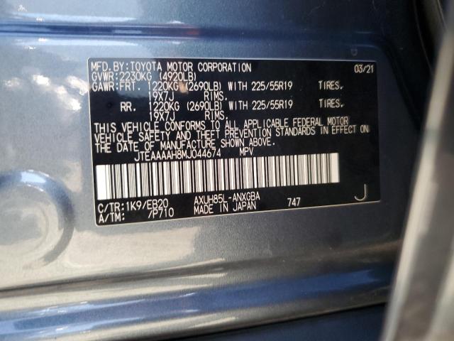 Photo 14 from auction – 2021 TOYOTA VENZA LE with VIN JTEAAAAH8MJ044674