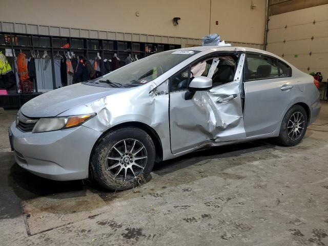 HONDA CIVIC LX 2012 with VIN 2HGFB2F57CH563647 - Photo from auction