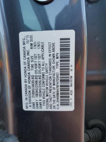 Photo 14 from auction – 2015 HONDA CR-V EXL with VIN 2HKRM4H76FH705451