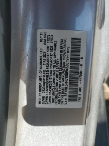 Photo 14 from auction – 2011 HONDA ODYSSEY EX with VIN 5FNRL5H47BB094580