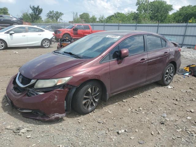 Photo 1 from auction – 2013 HONDA CIVIC EXL with VIN 19XFB2F93DE055271