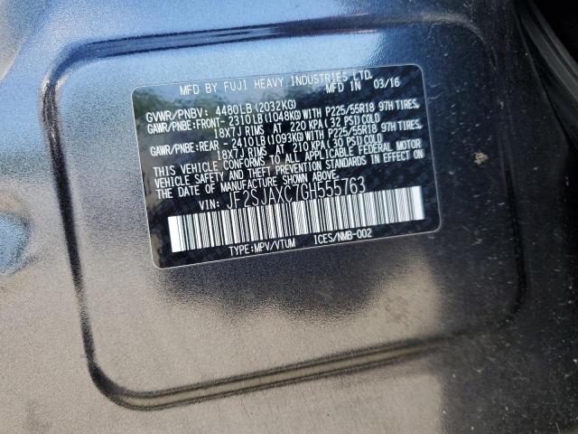 Photo 14 from auction – 2016 SUBARU FORESTER 2 with VIN JF2SJAXC7GH555763