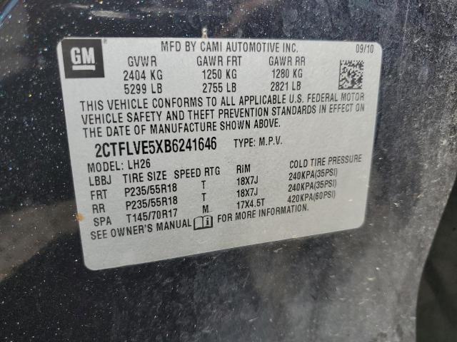 Photo 14 from auction – 2011 GMC TERRAIN SLT with VIN 2CTFLVE5XB6241646