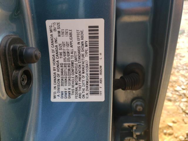 Photo 14 from auction – 2015 HONDA CR-V EX with VIN 2HKRM3H54FH556417