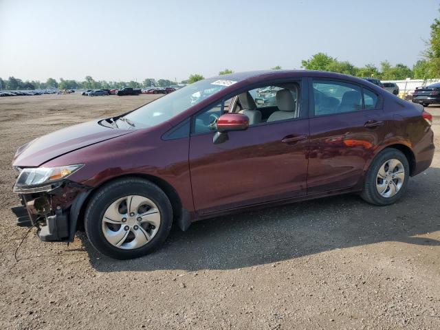 HONDA CIVIC LX 2015 with VIN 2HGFB2F40FH040207 - Photo from auction