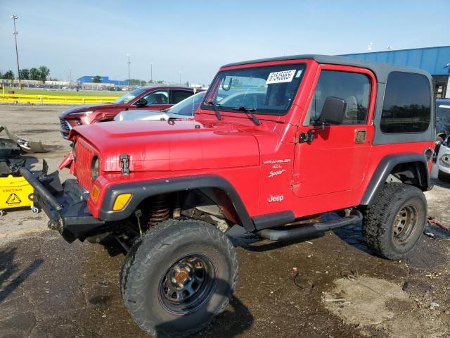 JEEP WRANGLER / 2000 with VIN 1J4FA49S8YP768776 - Photo from auction