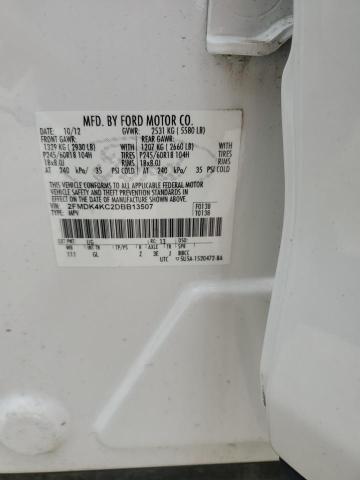 Photo 14 from auction – 2013 FORD EDGE LIMIT with VIN 2FMDK4KC2DBB13507