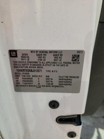 Photo 14 from auction – 2011 GMC ACADIA DEN with VIN 1GKKRTED5BJ312571