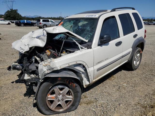 Photo 1 from auction – 2003 JEEP LIBERTY SP with VIN 1J4GK48K33W563545