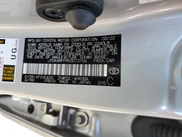 Photo 14 from auction – 2022 TOYOTA PRIUS PRIM with VIN JTDKAMFPXN3213156