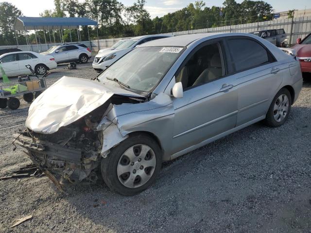 KIA SPECTRA LX 2005 with VIN KNAFE121955200566 - Photo from auction
