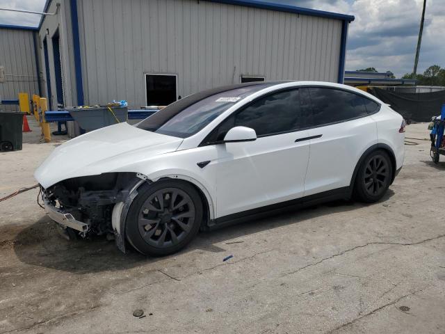 TESLA MODEL X 2021 with VIN 5YJXCBE51MF326726 - Photo from auction