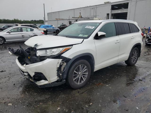 TOYOTA HIGHLANDER 2018 with VIN 5TDJZRFH2JS827735 - Photo from auction