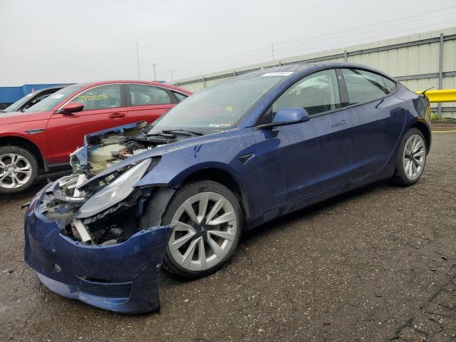 TESLA MODEL 3 2022 with VIN 5YJ3E1EA5NF372660 - Photo from auction