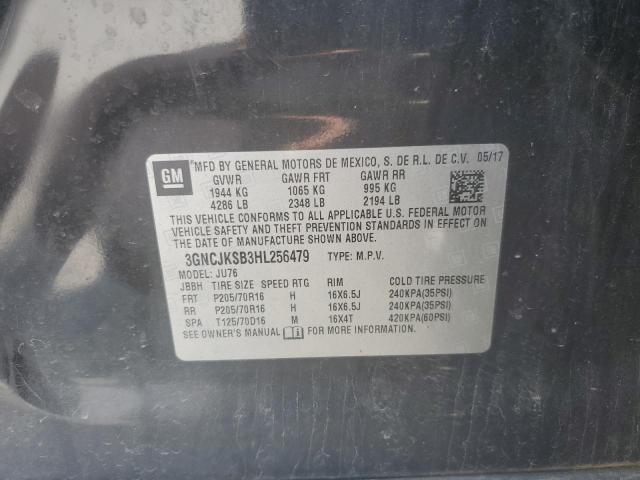 Photo 14 from auction – 2017 CHEVROLET TRAX LS with VIN 3GNCJKSB3HL256479