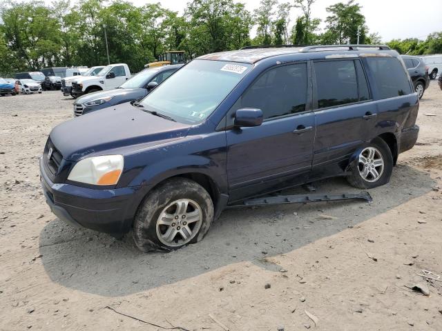HONDA PILOT EXL 2004 with VIN 2HKYF18674H561630 - Photo from auction