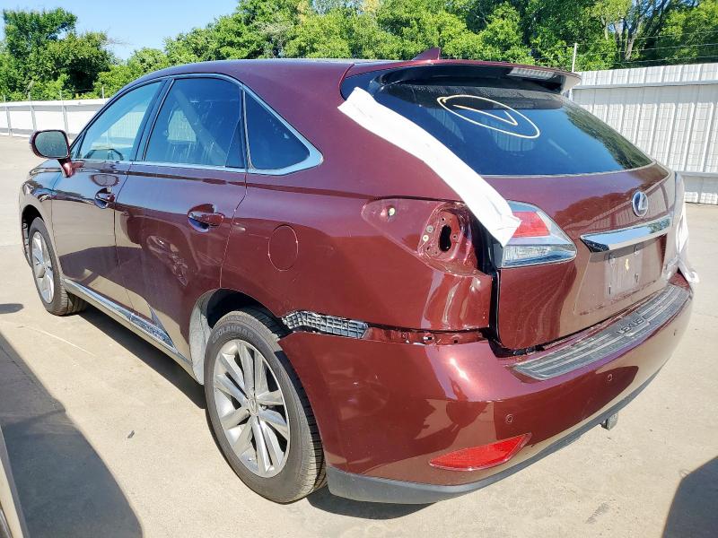 Photo 2 from auction – 2015 LEXUS RX 450H with VIN 2T2BC1BA2FC001785